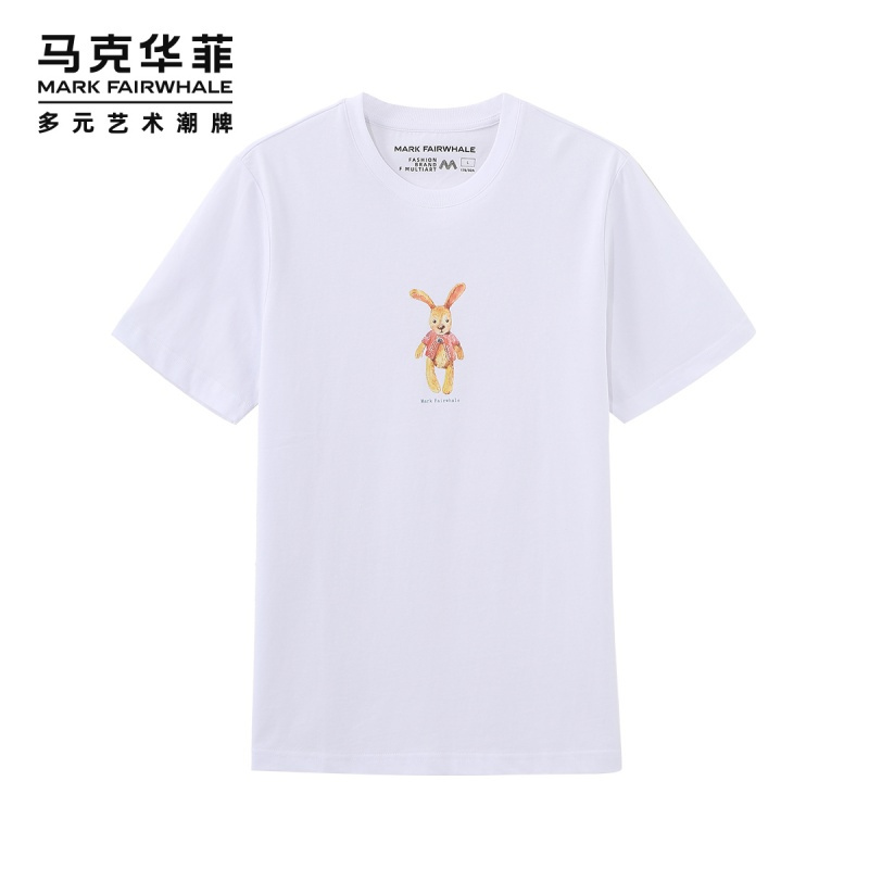 【新】马克华菲2020夏季新款男士印花短袖T恤潮