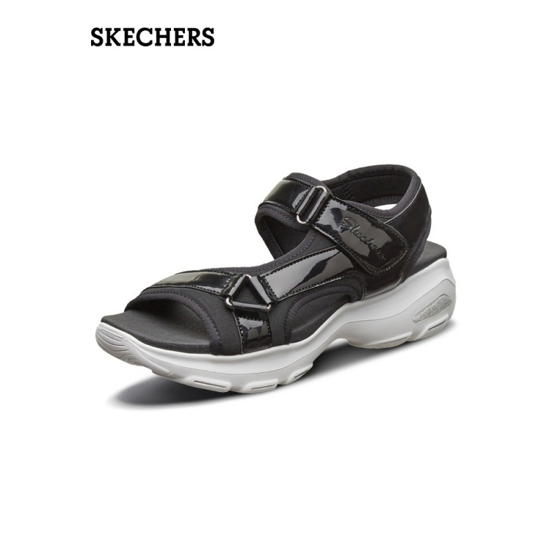 斯凯奇（SKECHERS）女鞋厚底老爹鞋熊猫凉鞋沙滩鞋凉鞋32381