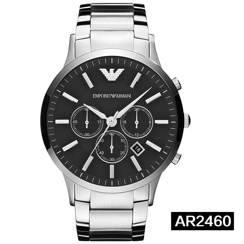 armani阿玛尼手表男款时尚日历计时圆盘石英腕表