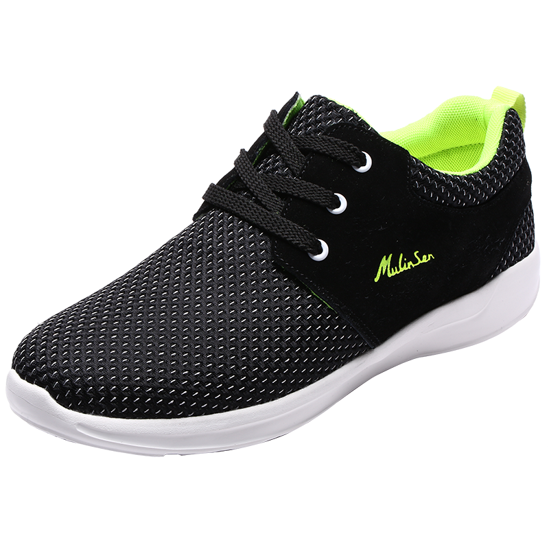 木林森男鞋男士透气网鞋网面运动鞋男夏季跑步鞋休闲板鞋潮鞋子男