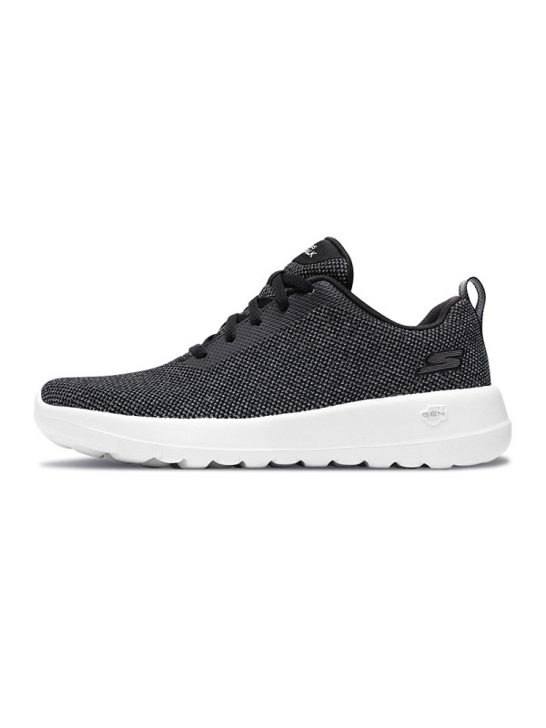 SKECHERS斯凯奇/女鞋新款简约系带平底鞋 时尚休闲运动鞋15610/BKW 15610/BKW