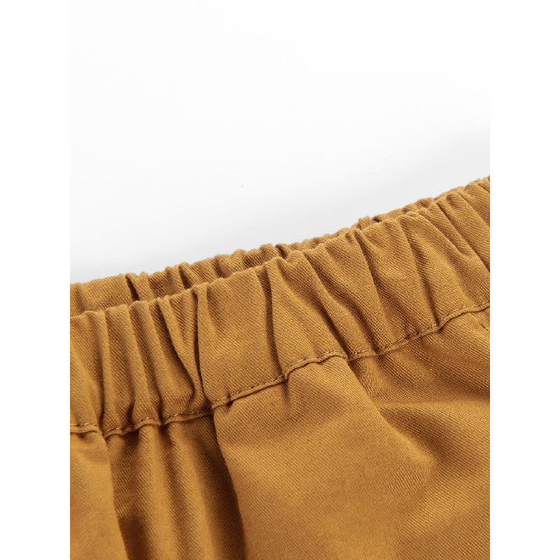 爱居兔童装2018夏季男小童休闲七分裤图片