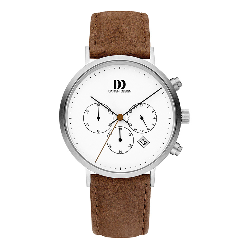 DD手表男个性休闲大表盘皮带ddw手表日期星期双显示Danish Design
