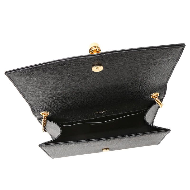 圣罗兰 YSL KATE 链条包中号 流苏款字母LOGO鱼子酱纹 女士单肩包 354119金链图片