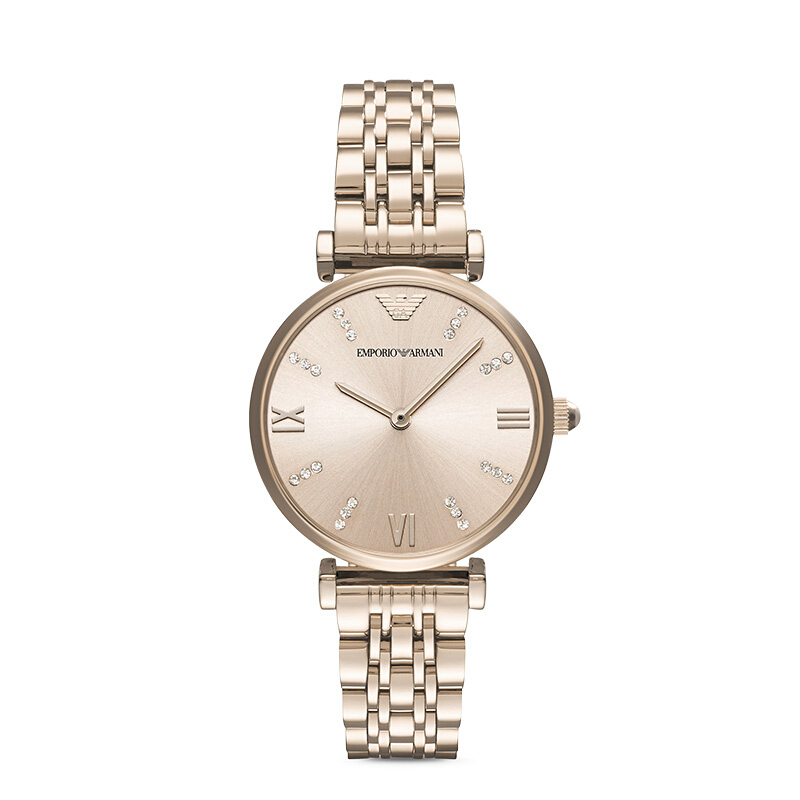 emporioarmani阿玛尼手表女新款个性钢带石英女表