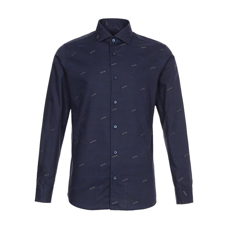 z zegna 杰尼亚 男士棉质长袖衬衫 9dtdal