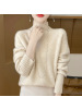 秋冬宽松纯色上衣一线新款毛衣羊毛加厚内搭长袖高领针织衫成衣