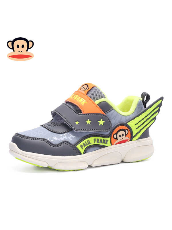 大嘴猴童鞋宝宝鞋子男女童2018秋冬款保暖二棉运动鞋机能鞋