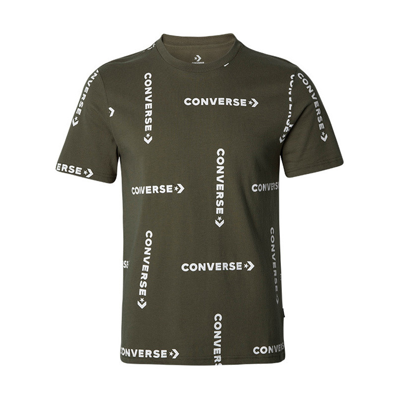Converse匡威 男子logo字母印花T恤 透气舒适运动休闲短袖 10008548