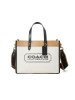 20新款 COACH FIELD 30 徽章托特包 89488 帆布/牛皮革
