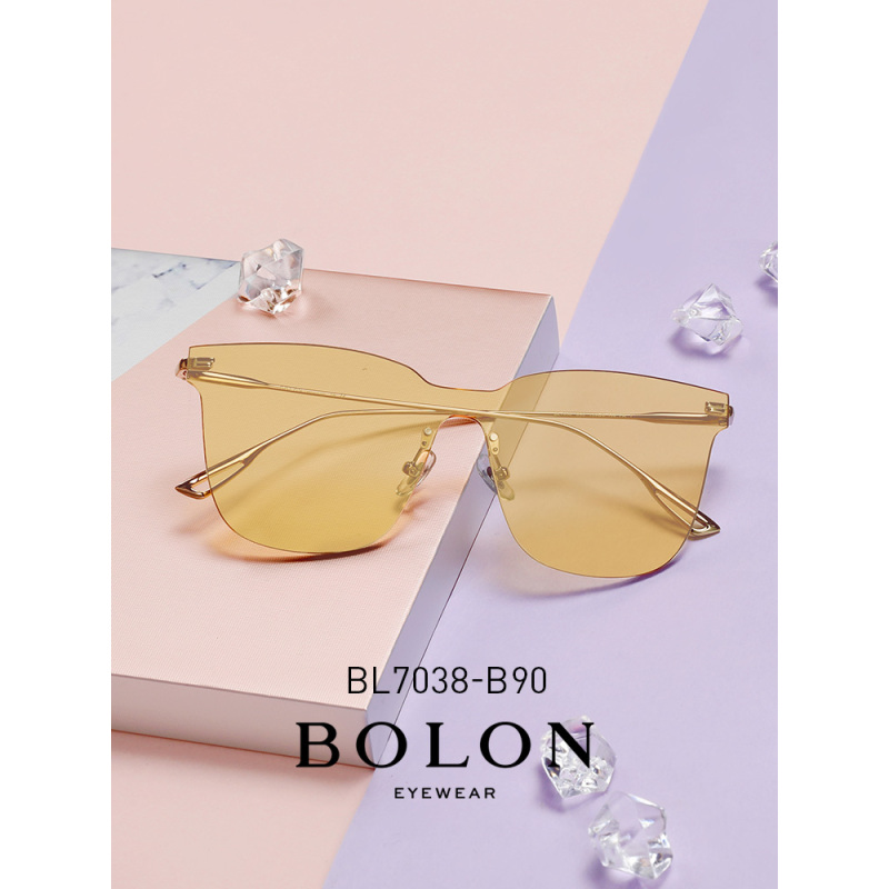 BOLON暴龙新款太阳镜男女王俊凯同款方框墨镜潮流眼镜BL7038