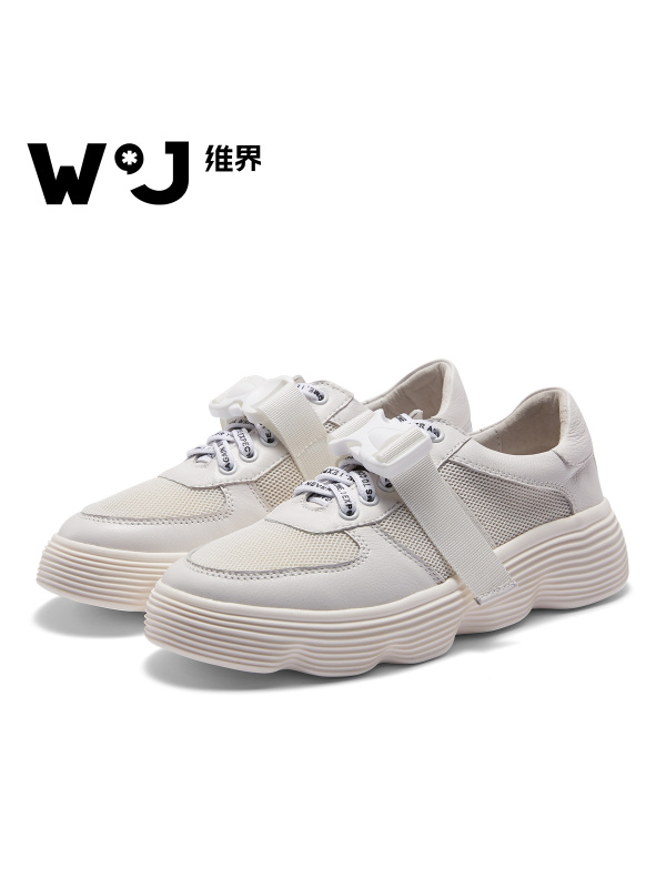 维界夏季新款韩版老爹鞋男时尚透气休闲运动学生鞋子男网面鞋男潮