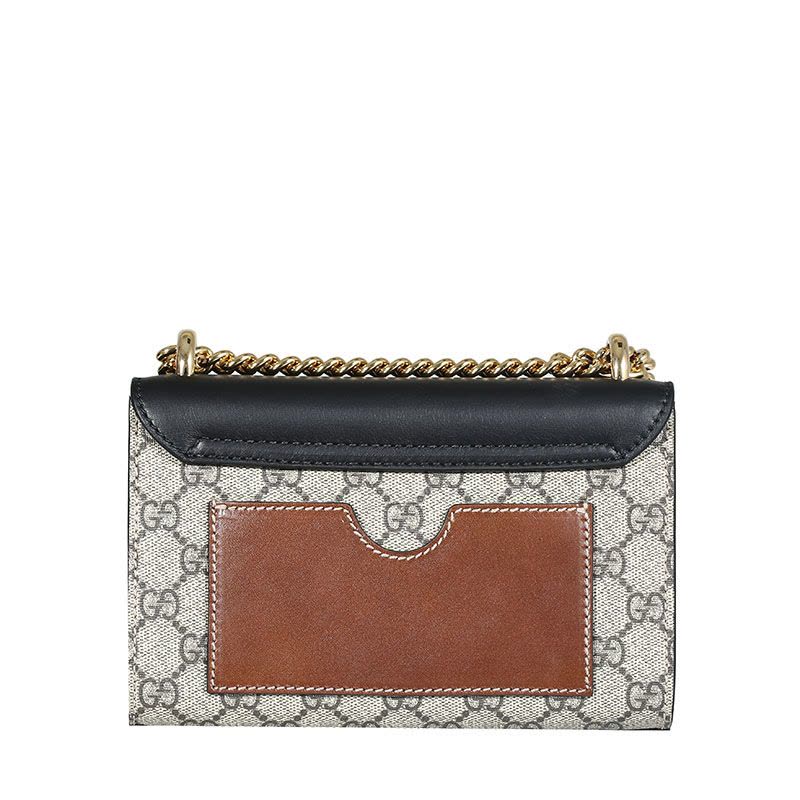 GUCCI Padlock 双G锁扣翻盖单肩包409487图片