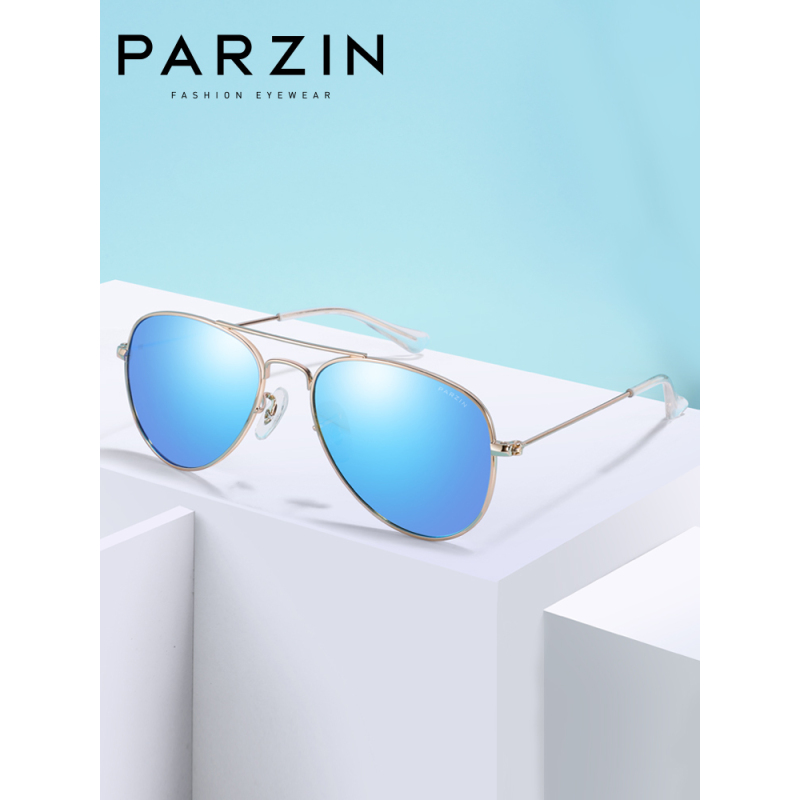 帕森(PARZIN)儿童墨镜 经典蛤蟆款型男女宝宝时尚偏光太阳镜8066