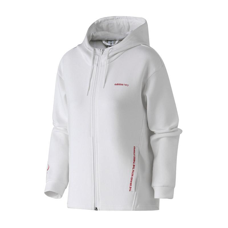 【自营】Adidas阿迪达斯NEO女装运动服休闲连帽外套DZ7597