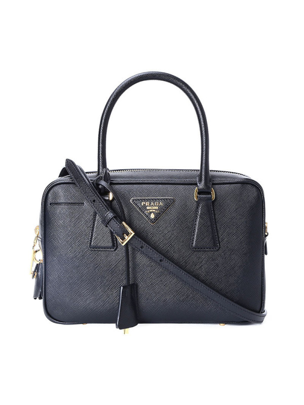 PRADA/普拉达 女包三角徽标装饰手拎斜挎枕头包 1BB113