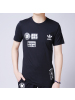 Adidas阿迪达斯三叶草男装秋季运动休闲透气短袖T恤BS316