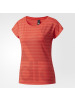 Adidas阿迪达斯女装夏季运动服休闲透气户外短袖T恤CF3658