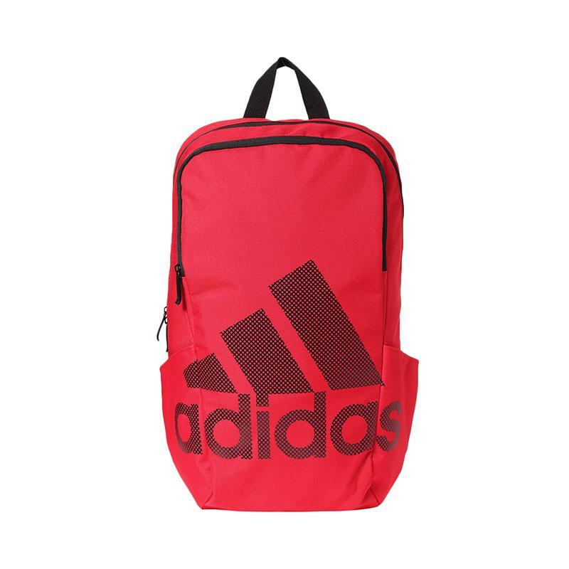 adidas男双肩包书包训练休闲运动配件DW4282 DW4283红色