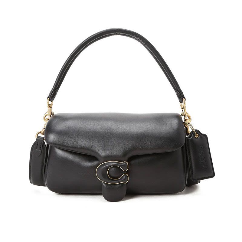 预订 COACH 蔻驰 TABBY C扣 光面皮 通勤肩背包C0772图片