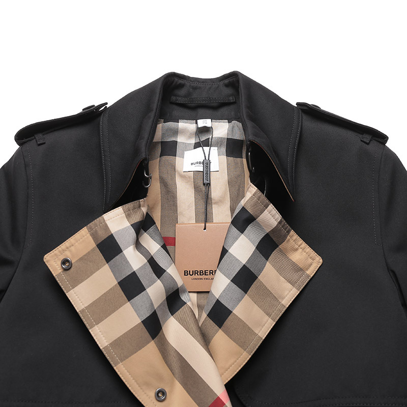 博柏利巴宝莉burberry女款棉质嘎巴甸trench风衣外套80446781