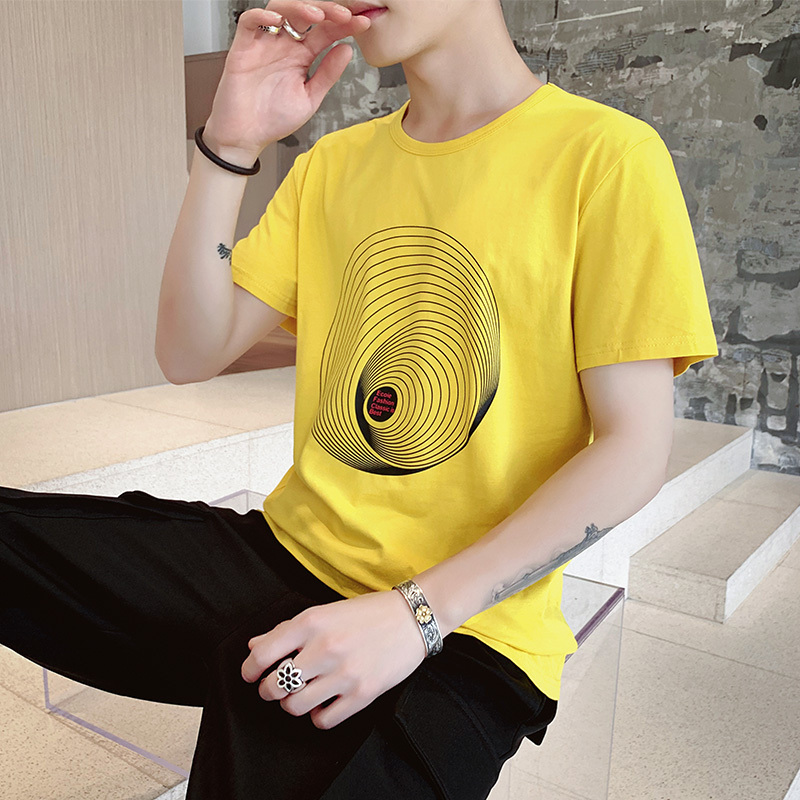 稻草人mexican夏装青少年学生男士短袖t恤潮流棉半袖衣服男生体恤男