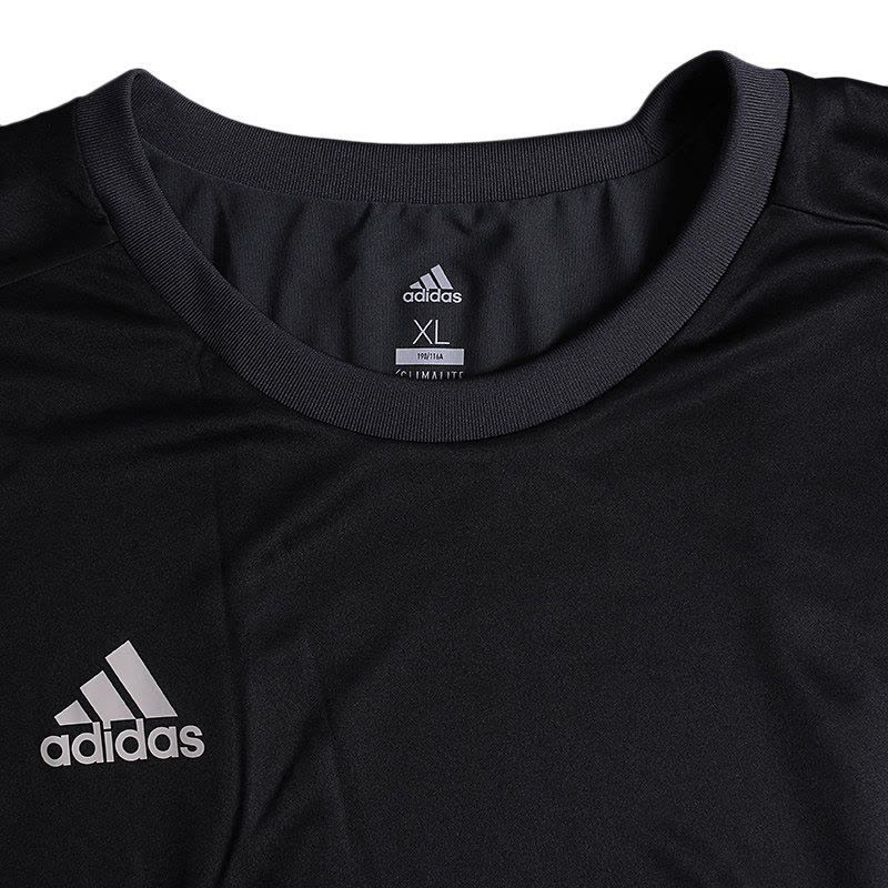 adidas阿迪达斯男子长袖T恤足球假两件休闲运动服CG1841图片