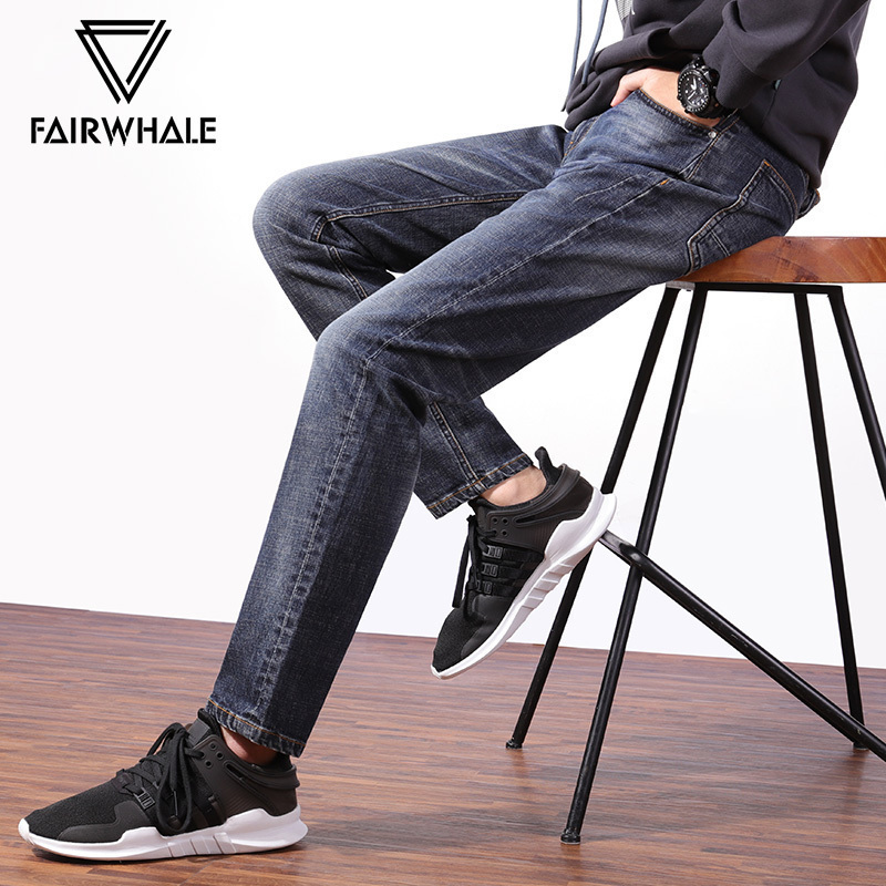 马克华菲fairwhale男士牛仔裤