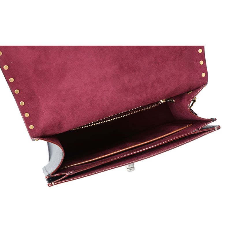 预订COACH/蔻驰 女士PARKER山茶花系列铆钉装饰单肩包53349 23*18*10CM牛皮革\PVC图片