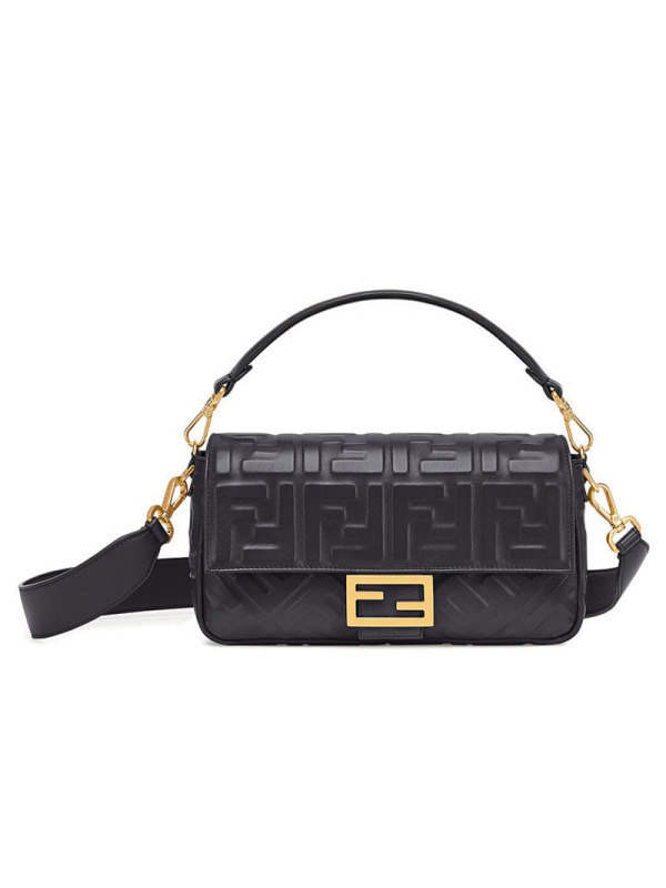 FENDI BAGUETTE女士手袋中号手提单肩包26*14*4CM 正红色