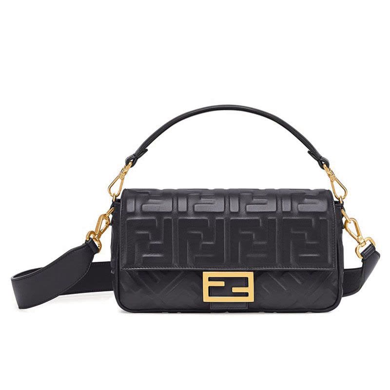 FENDI BAGUETTE女士手袋中号手提单肩包26*14*4CM 正红色图片