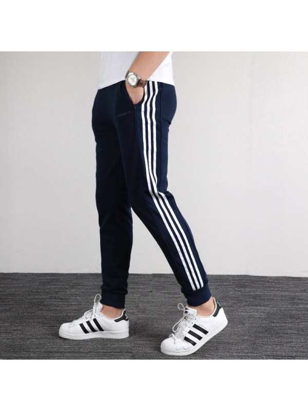 Adidas/阿迪达斯运动裤男卫裤秋季束腿舒适休闲长裤EI4491