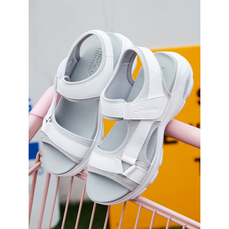 斯凯奇（SKECHERS）女鞋厚底老爹鞋熊猫凉鞋沙滩鞋凉鞋32381
