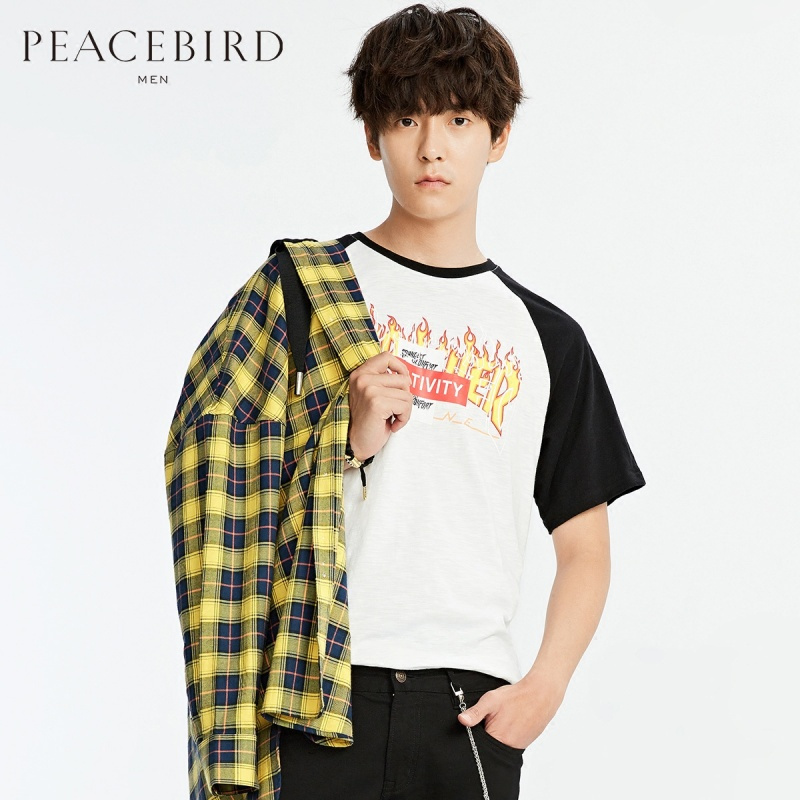 服装鞋帽>男装>男士t恤>太平鸟(peacebird)>太平鸟(peacebird)男士t恤