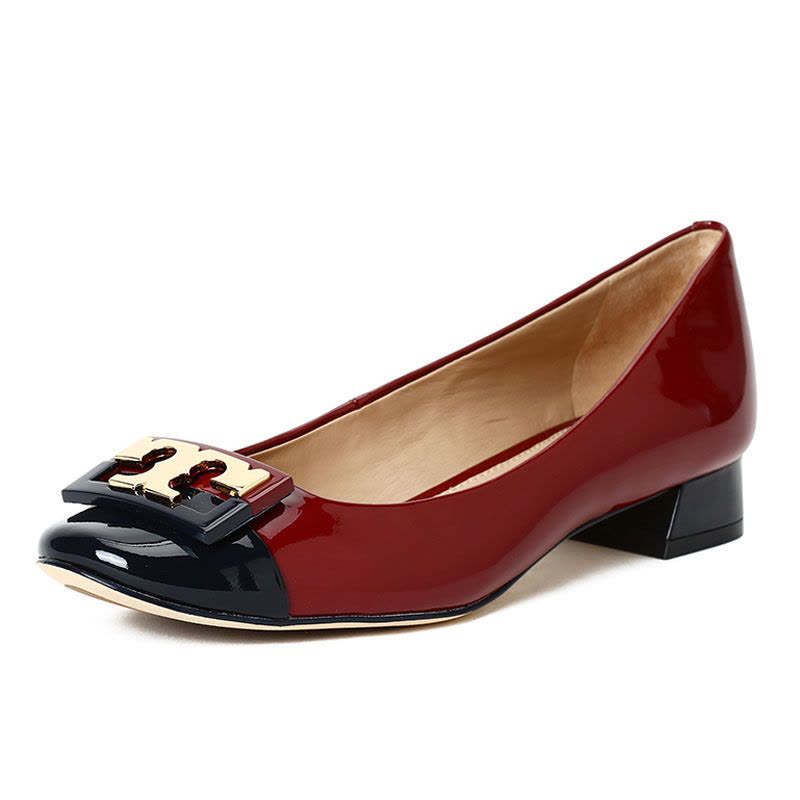 TORY BURCH/汤丽柏琦 女鞋T标GIGI拼色浅口低跟鞋 37908图片
