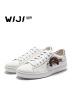 WIJI2018秋季新款休闲街头小白鞋水钻街拍ins港风韩版网红女鞋潮