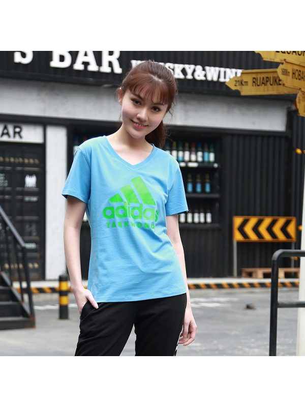 阿迪达斯adidas武道系列女装短袖T恤-ADICTTW-BUGN