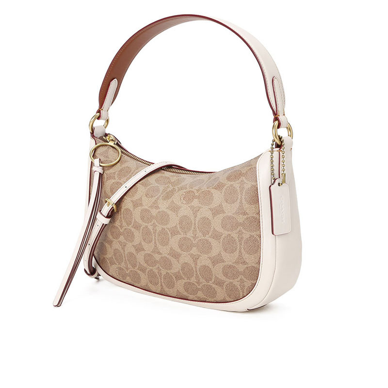 coach单肩马鞍半月包52577