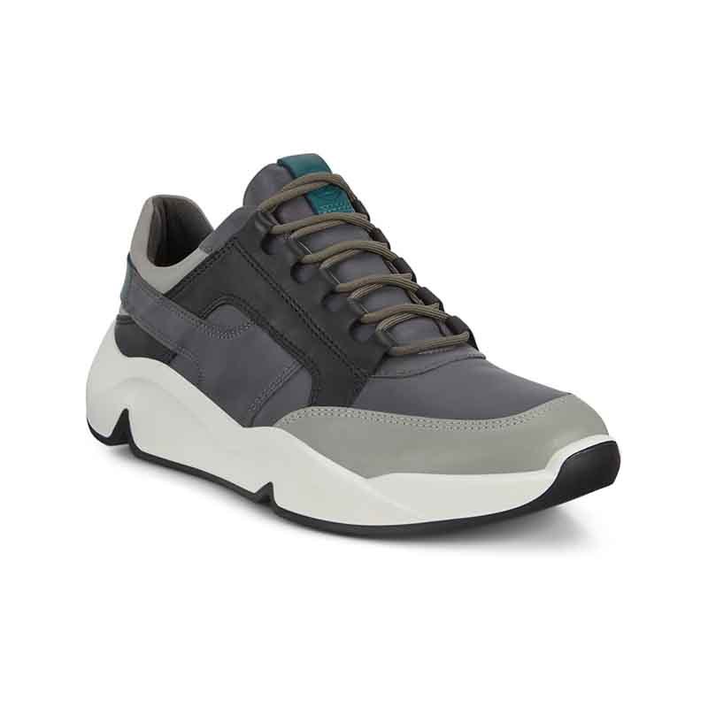 爱步ecco潮趣系列新款男士拼色老爹鞋跑步鞋520134