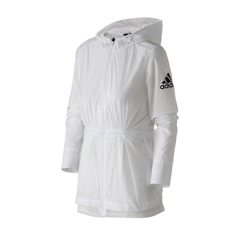 【自营】adidas女服外套夹克梭织休闲运动服EA3106