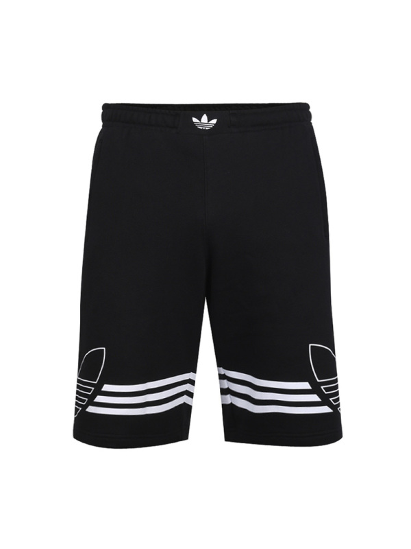 adidas阿迪三叶2019男子OUTLINE SHORT针织短裤DU8135
