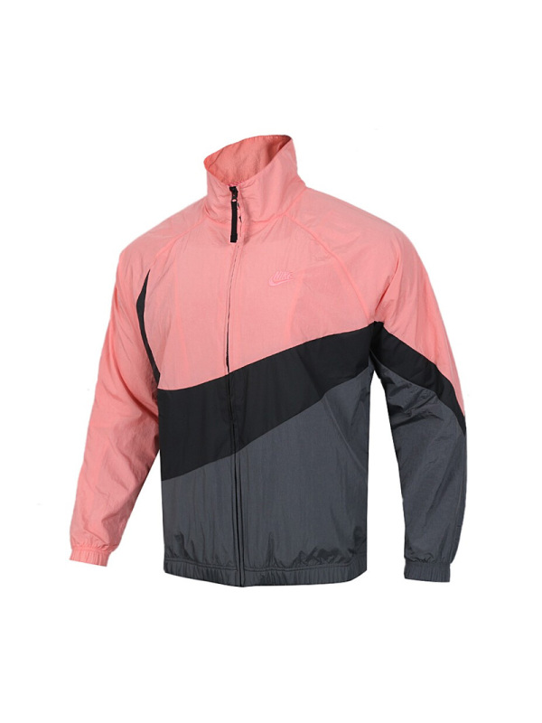 耐克男装2019夏新款复古拼接大钩子休闲运动透气外套AR3133-668