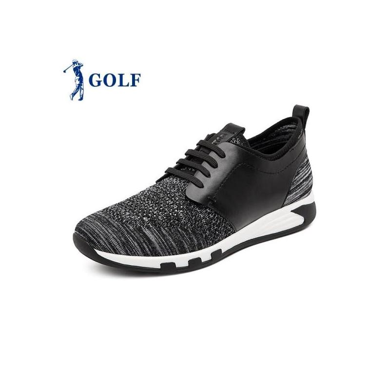 GOLF高尔夫男鞋春夏新款男士鞋子轻质布减震透气日常休闲鞋男潮飞织运动休闲鞋