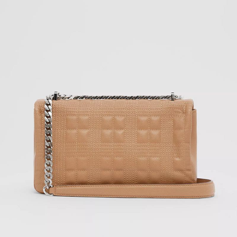 【预定】BURBERRY/博柏利 Lola - 小号绗缝粒纹皮革单肩包萝纳包 23*6*13CM图片