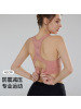 专业运动内衣女瑜伽健身跑步防震无钢圈文胸外穿一体式带胸垫背心
