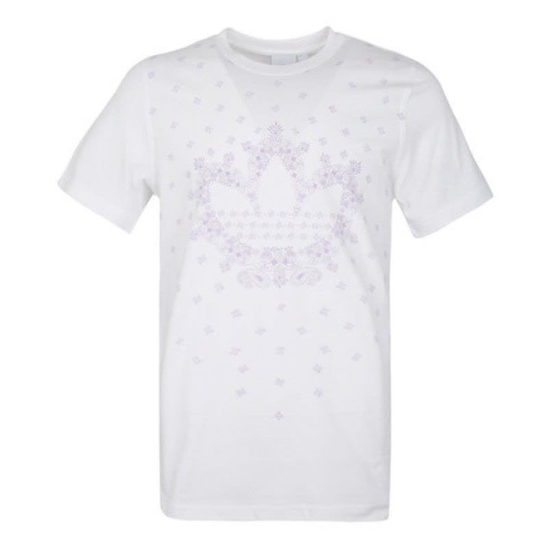 adidas阿迪三叶2019男子BANDANA TREFOIL圆领短T恤DX3651图片