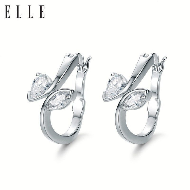ELLE 女士 耳环 TOIETMOI你和我系列遇见 S925银饰品礼物送女友送恋人银耳钉 7094100
