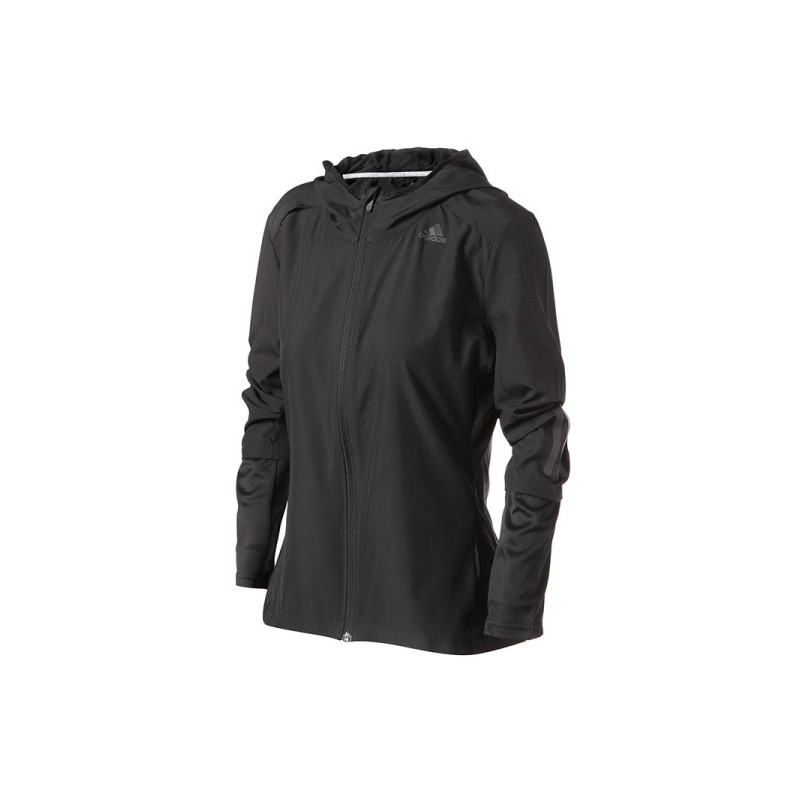 adidas阿迪达斯女子夹克外套防风服夏季跑步运动服BR0715 L BR0715黑色