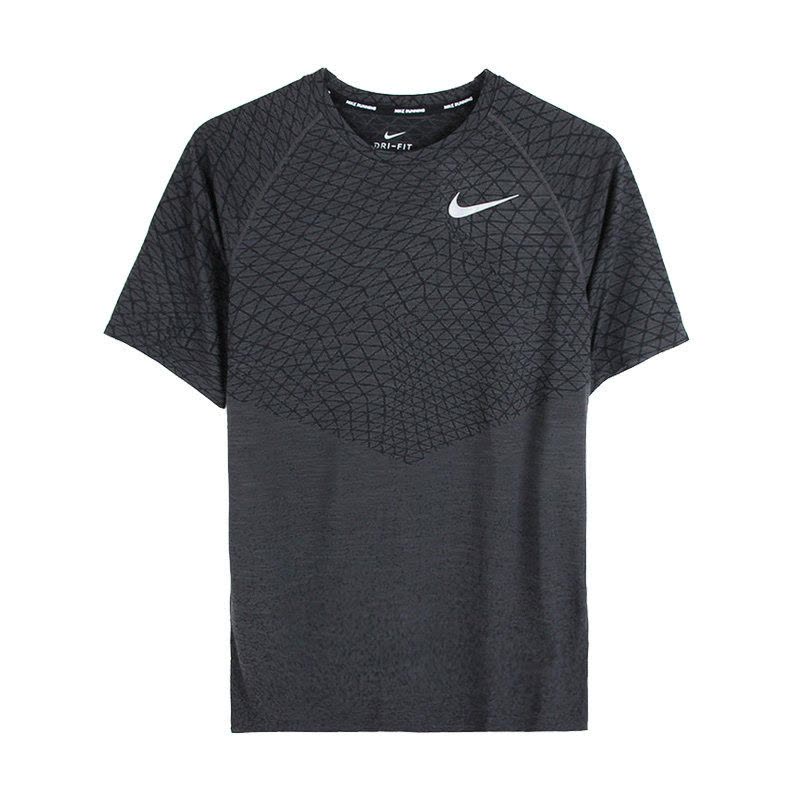 NIKE(耐克)男装运动透气休闲舒适短袖针织衫AR1936-010_6图片