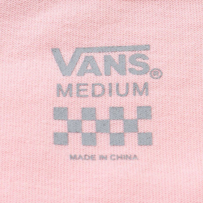 【自营】VANS范斯男装女装字母滑板棋盘印花圆领T恤VN0A3ZO8SYC